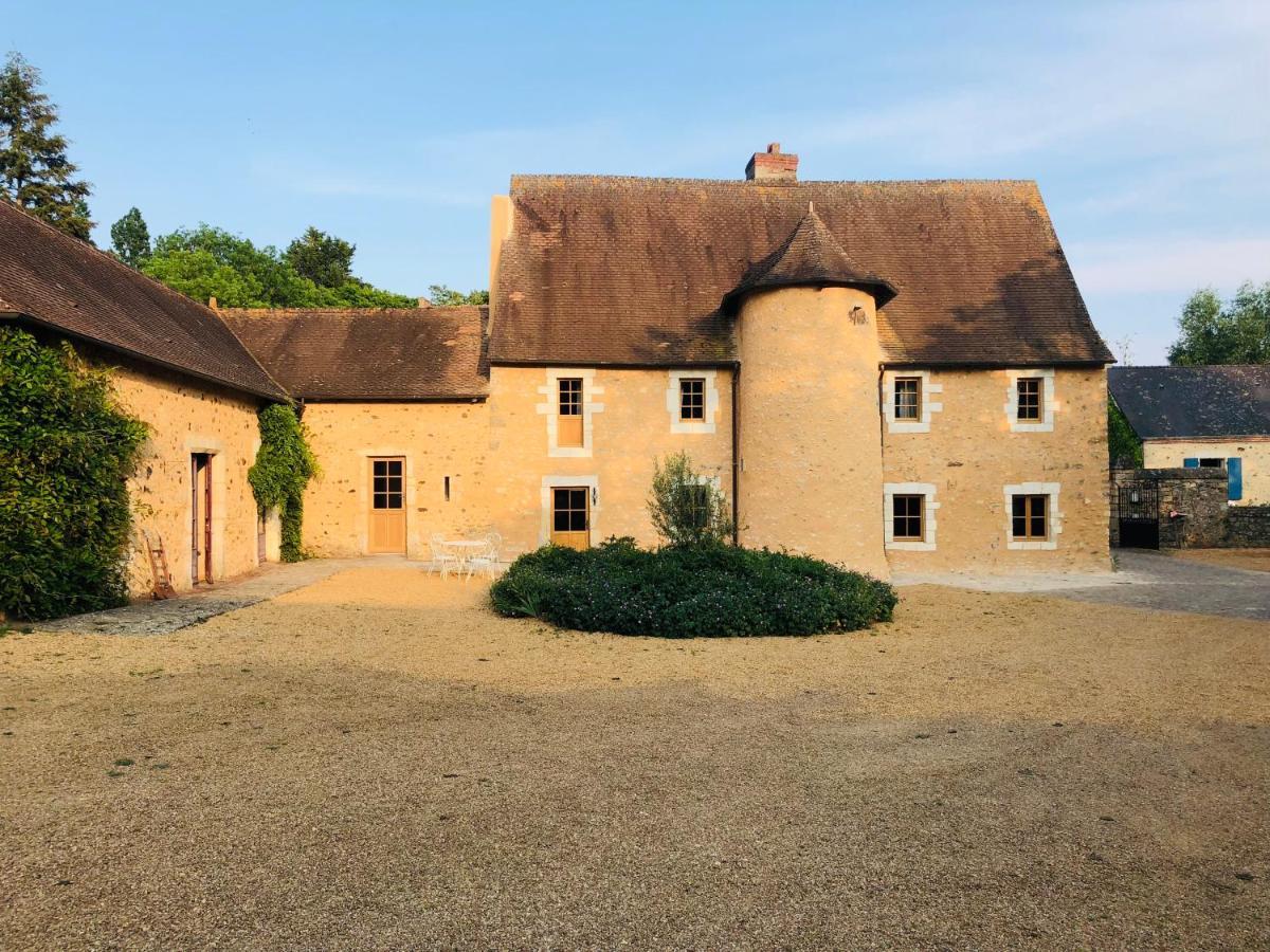 Bed and Breakfast Manoir De La Basse-Cour Asnieres-sur-Vegre Exterior foto