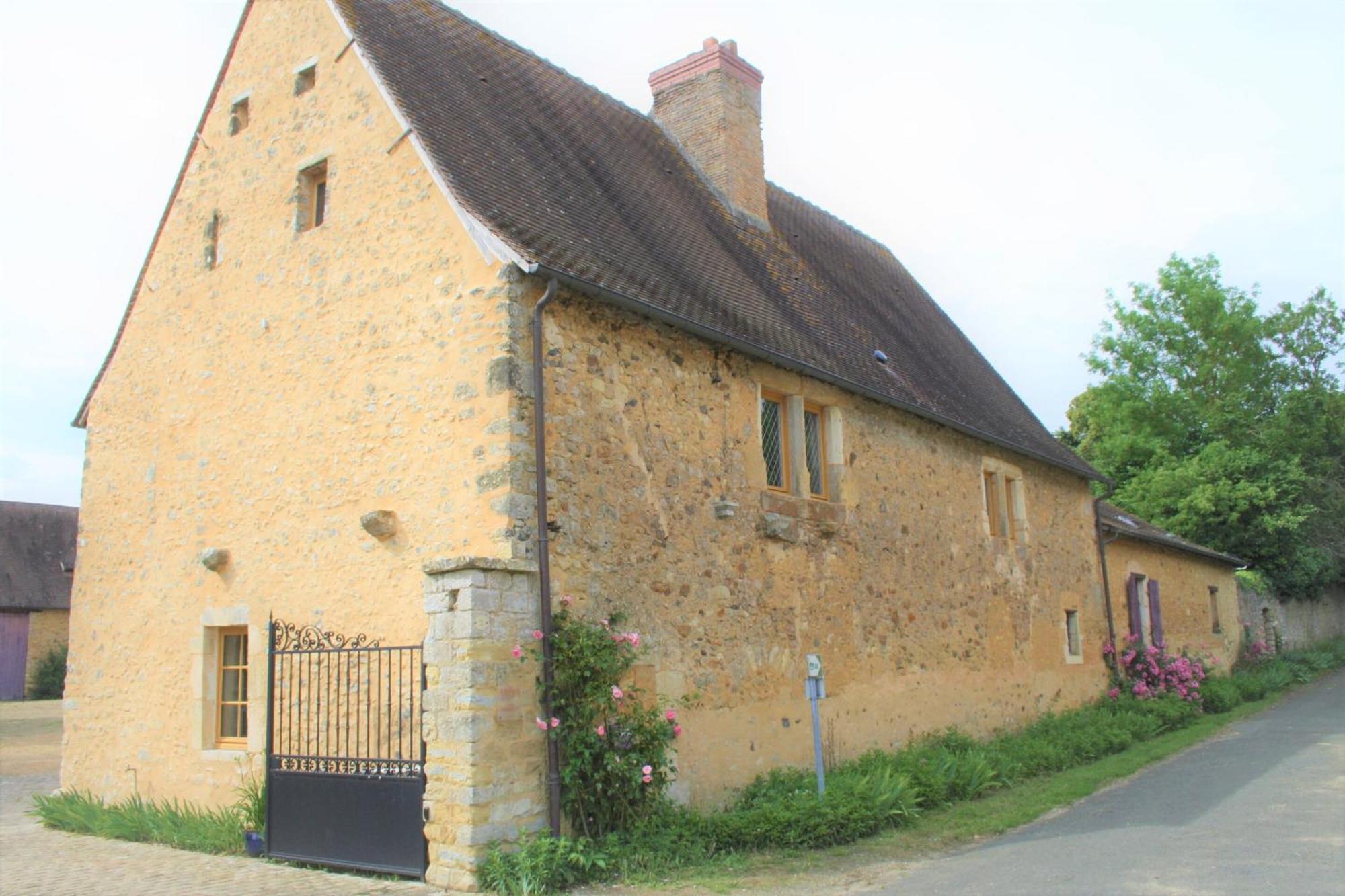 Bed and Breakfast Manoir De La Basse-Cour Asnieres-sur-Vegre Exterior foto